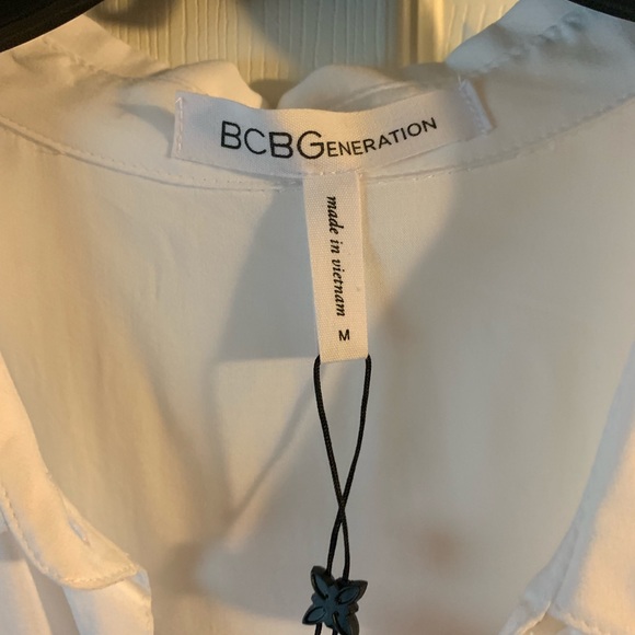 BBGengeration lace up back button up tunic - Picture 3 of 4